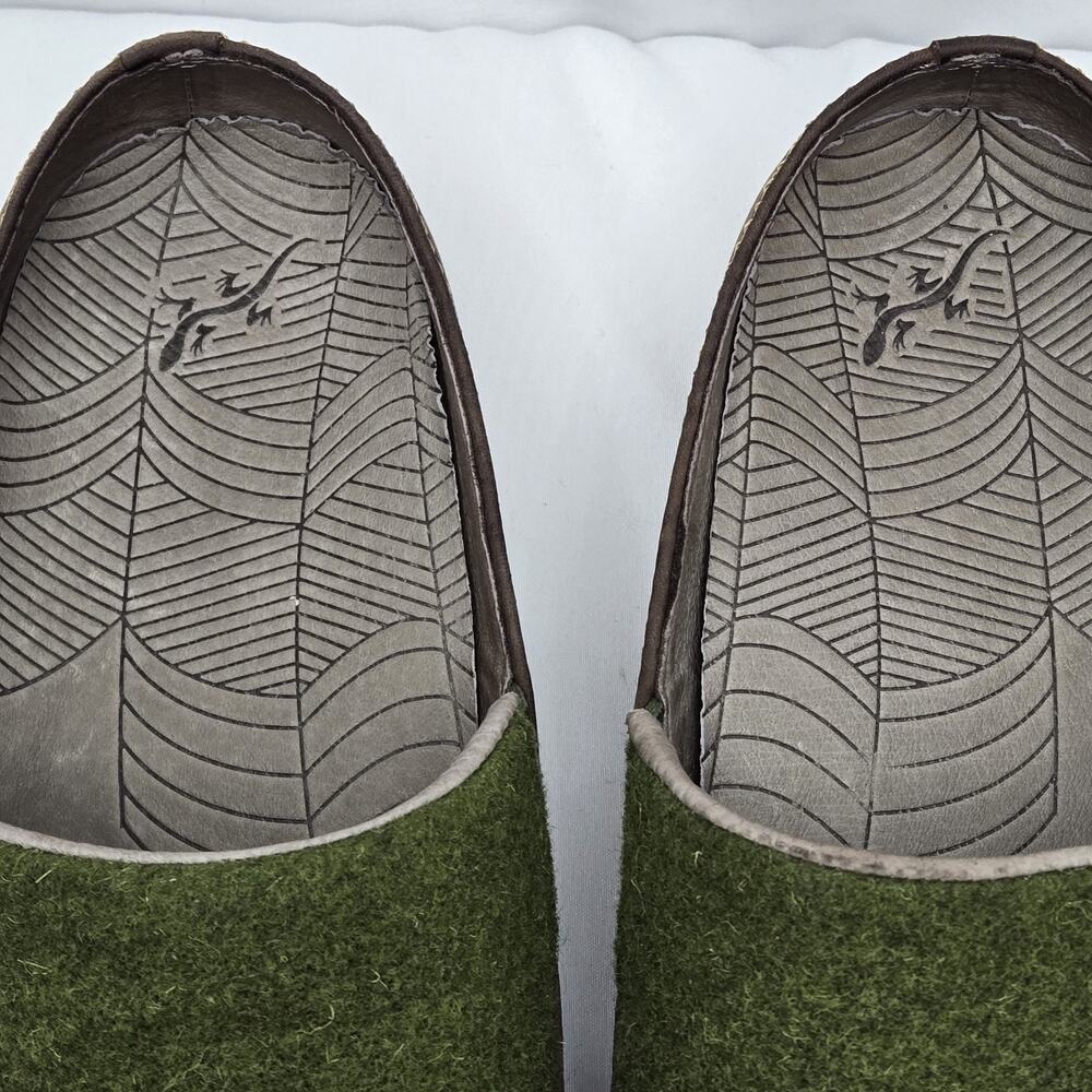 Chaco Women’s Green and Brown Felt Slip-On Clogs - Picture 10 of 12